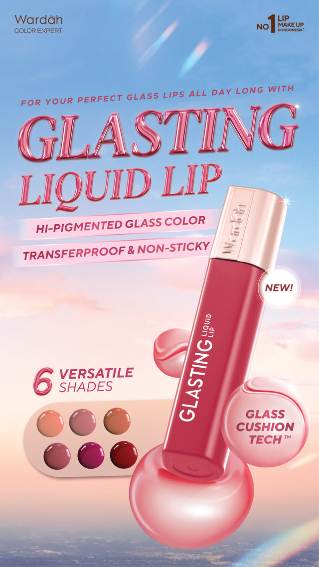 Wardah Glasting Liquid Lip 05 Glazing Berry