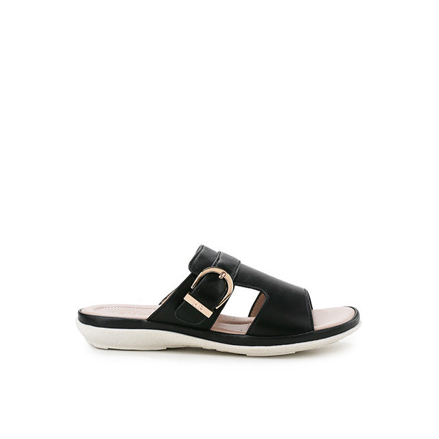 Hush Puppies Sandal Wanita Slide Monika Ava In Black