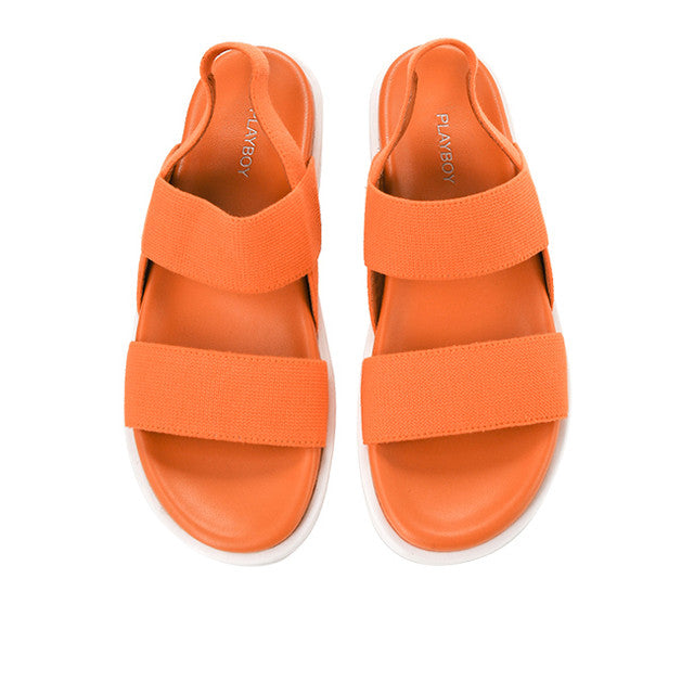 Playboy Women Sandals Zelda In Orange
