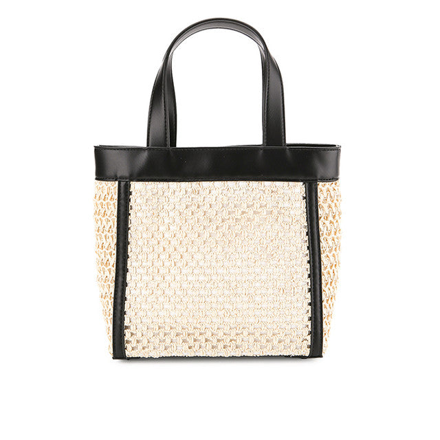 Aliyah Top Handle Bag In Black