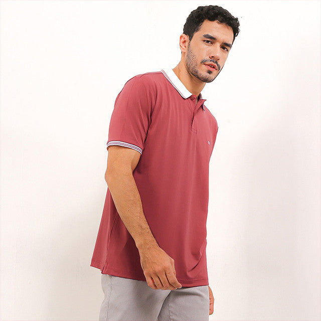 Obermain Pakaian Pria Polo Cooper In Terracotta