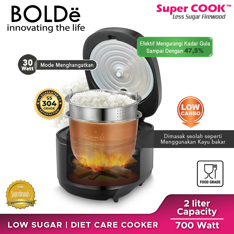 BOLDE Super Cook Less Sugar Firewood