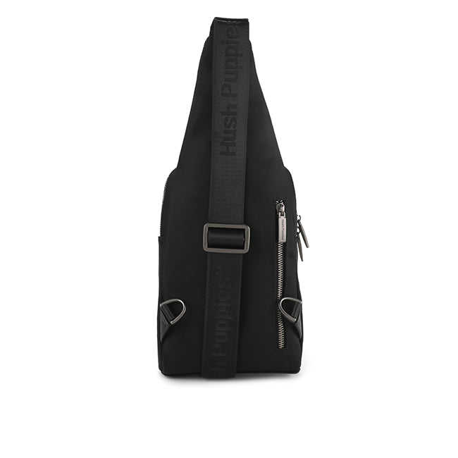 Hush Puppies Men Fred Chest Bag In Black