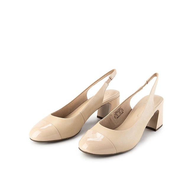 Hush Puppies Sepatu Wanita Heels Ariella Keys In Nude