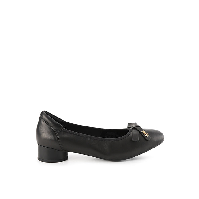 Hush Puppies Sepatu Wanita Flats Kendall Bowie In Black