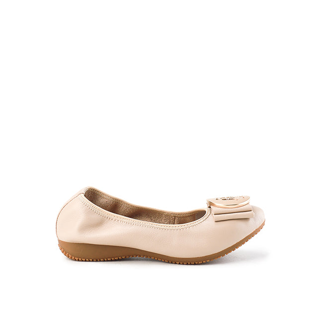 Hush Puppies Sepatu Flats Wanita Maiza In Beige