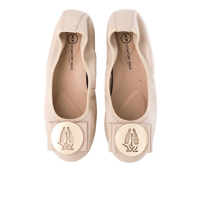 Hush Puppies Sepatu Flats Wanita Maiza In Beige