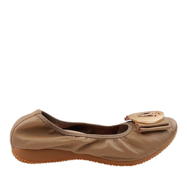 Hush Puppies Sepatu Flats Wanita Maiza In Mocha