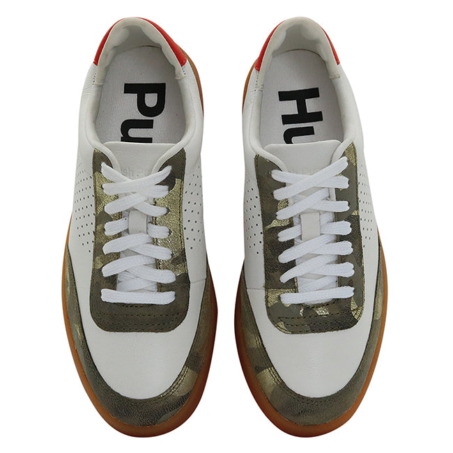 Hush Puppies Sepatu Casual Wanita Charlie Laceup In Camo Multi Suede
