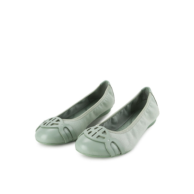Hush Puppies Sepatu Wanita Flats Samantha Cave In Sage