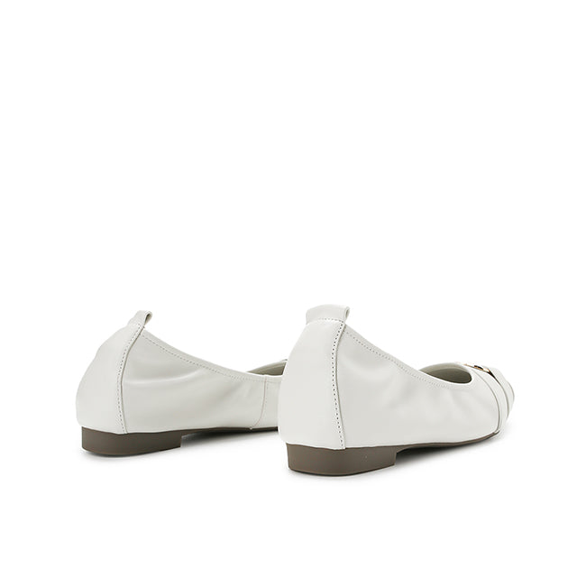 Hush Puppies Sepatu Wanita Flats Donna Carl In Off White