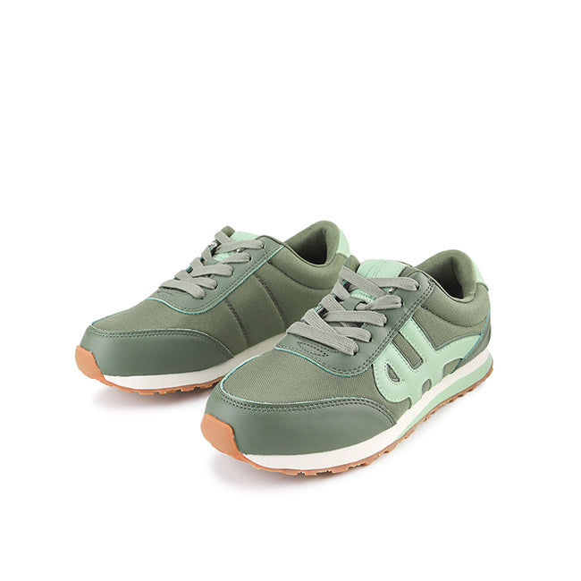 Hush Puppies Women Shoes Seventy Eight In Olivine Leather