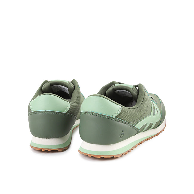 Hush Puppies Women Shoes Seventy Eight In Olivine Leather