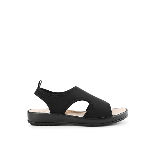 Hush Puppies Sandal Sling Back Wanita Dorothy Reese In Black
