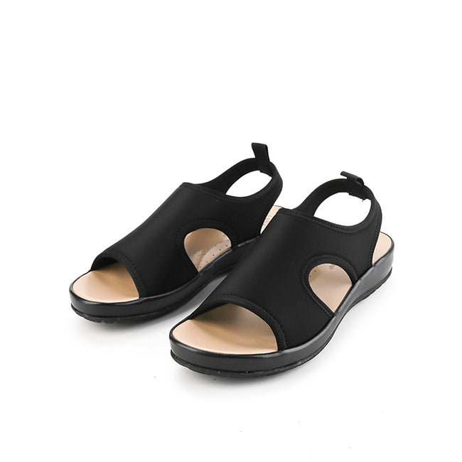 Hush Puppies Sandal Sling Back Wanita Dorothy Reese In Black
