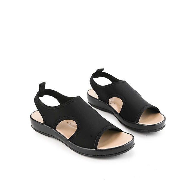 Hush Puppies Sandal Sling Back Wanita Dorothy Reese In Black