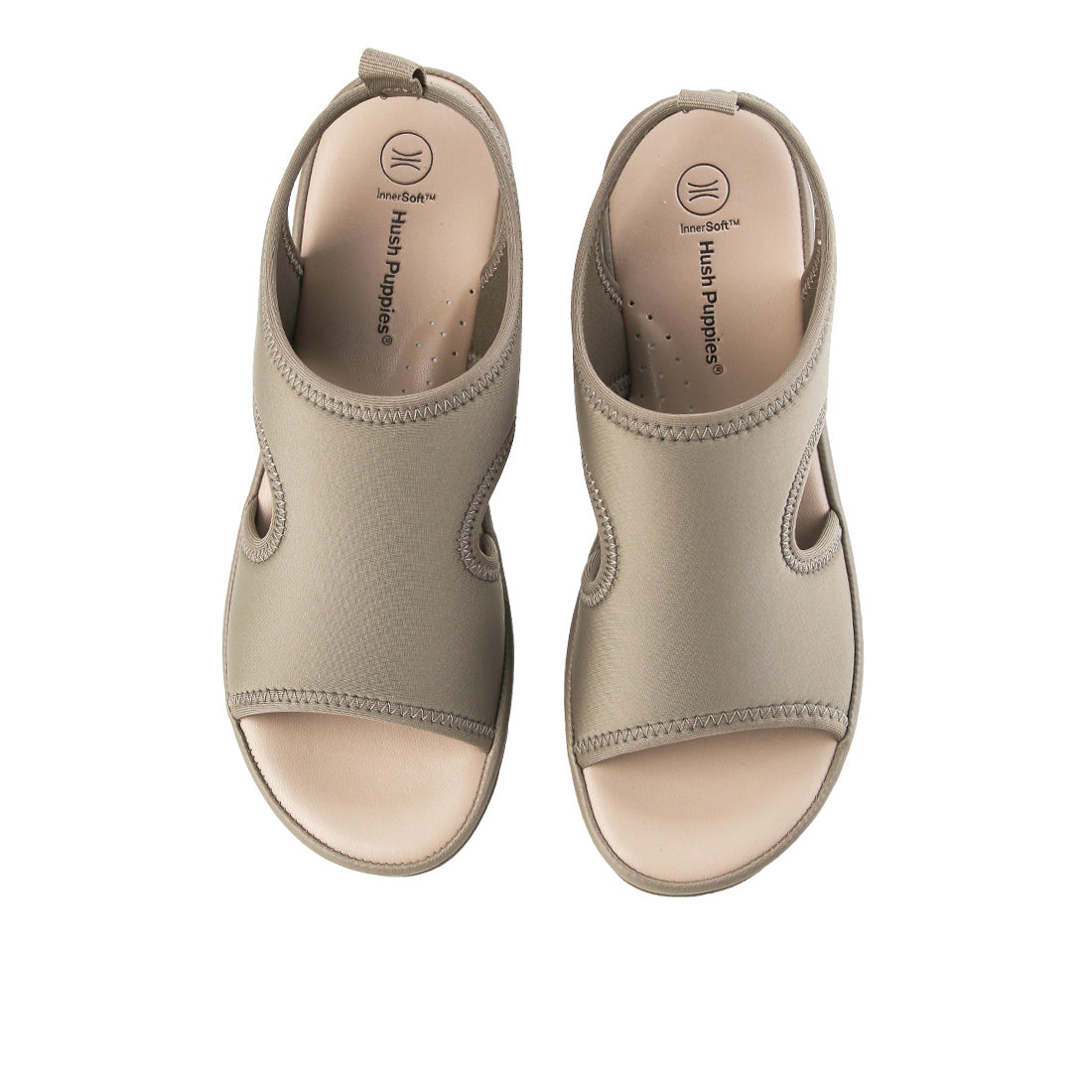 Hush Puppies Sandal Wanita Sandals Dorothy Reese In Taupe