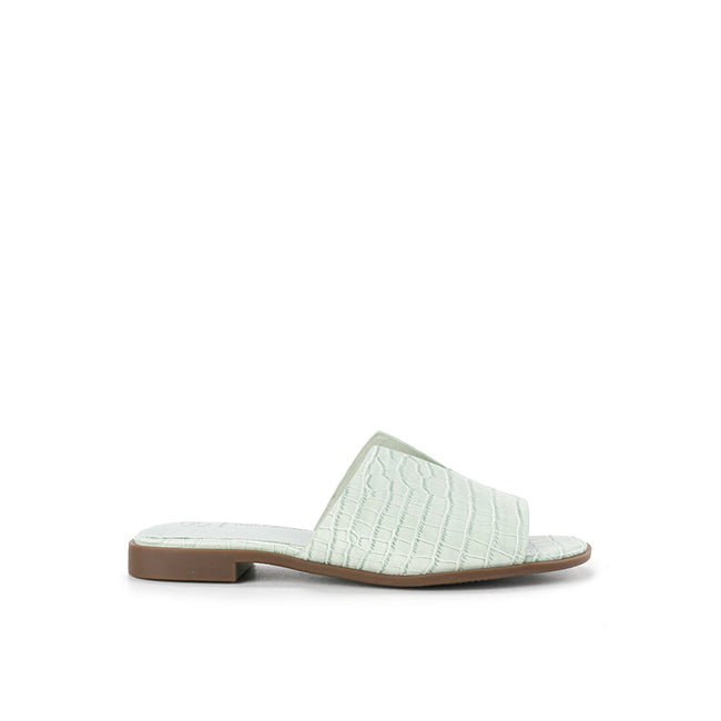 Hush Puppies Sandal Flats Wanita Salsa Coco In Mint