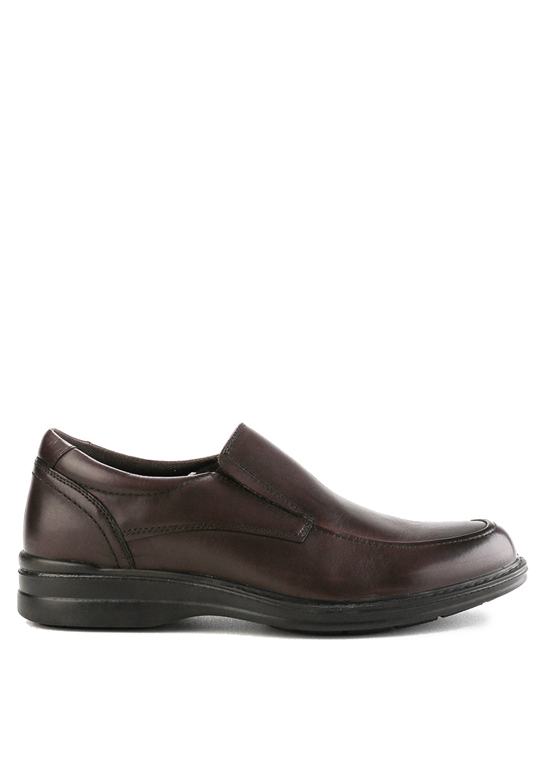 Hush Puppies Sepatu Formal Pria Transit Ii - Slip On In Coffee