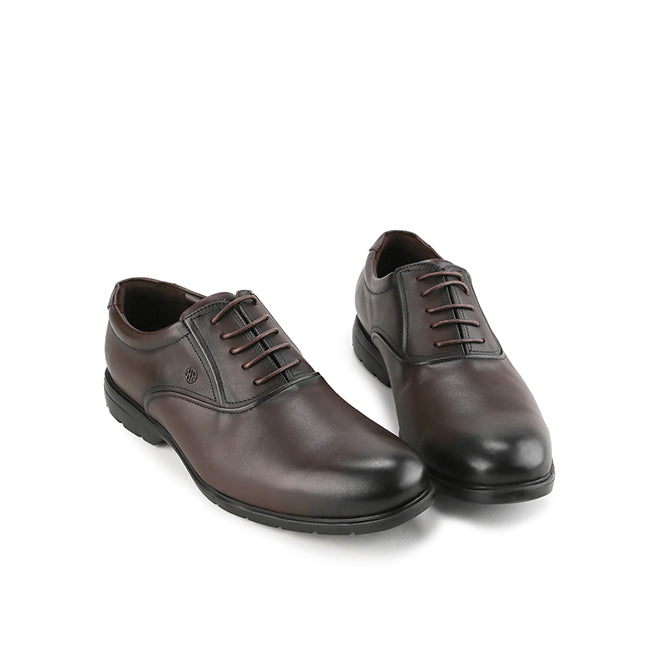 Hush Puppies Sepatu Pria Oxford Slavio Drake Lace Up In Brown