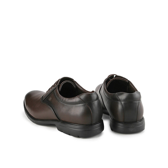 Hush Puppies Sepatu Pria Oxford Slavio Drake Lace Up In Brown