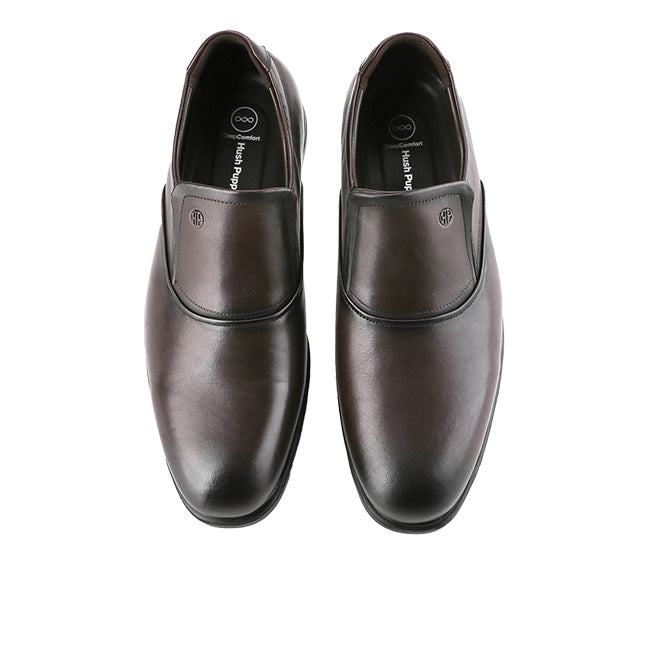 Hush Puppies Sepatu Pria Slavio Drake Slip On In Brown