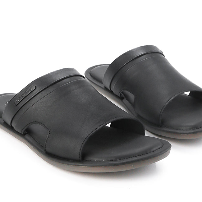 Hush Puppies Sandal Pria Plainville 5 Slide In Black