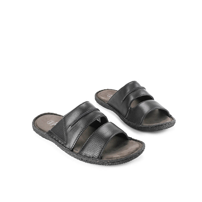 Hush Puppies Sandal Pria Fentor Ii - Slide In Black