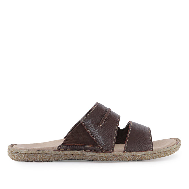 Hush Puppies Sandal Pria Fentor Ii - Slide In Brown