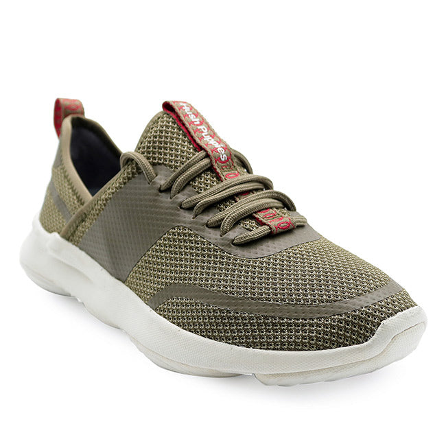 Hush Puppies Sepatu Lace Up Pria Bliss Lace Up In Olive Mesh