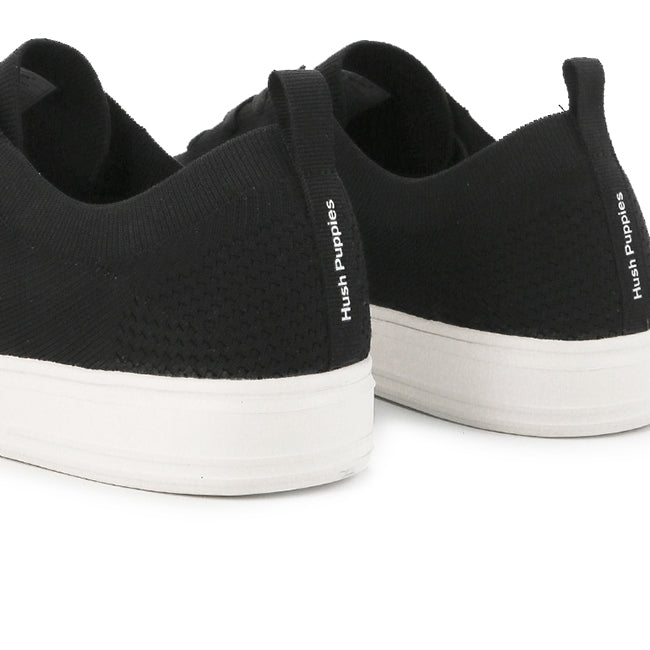 Hush Puppies Sepatu Sneaker Pria Rusty Marshall In Black