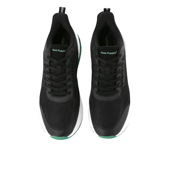 Hush Puppies Sepatu Pria Sneakers Collins In Black