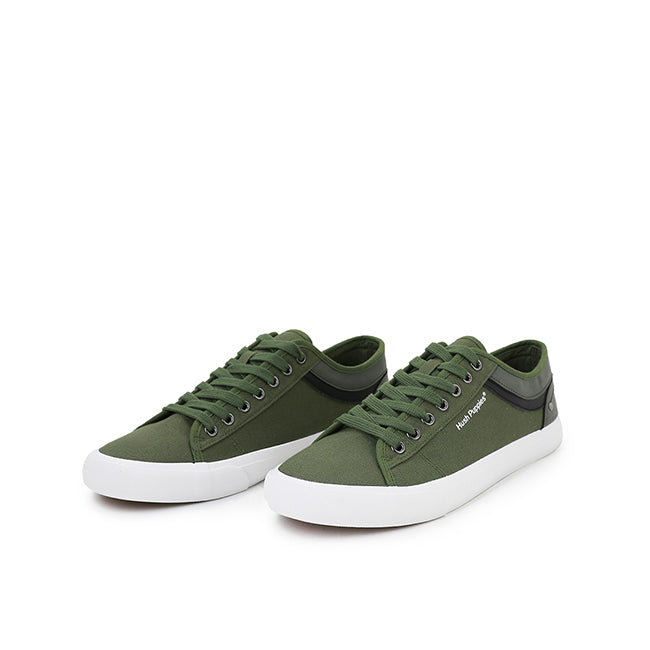 Hush Puppies Sepatu Pria Lace Up Connor Drew In Olive