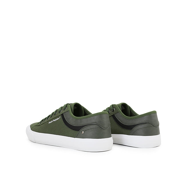 Hush Puppies Sepatu Pria Lace Up Connor Drew In Olive