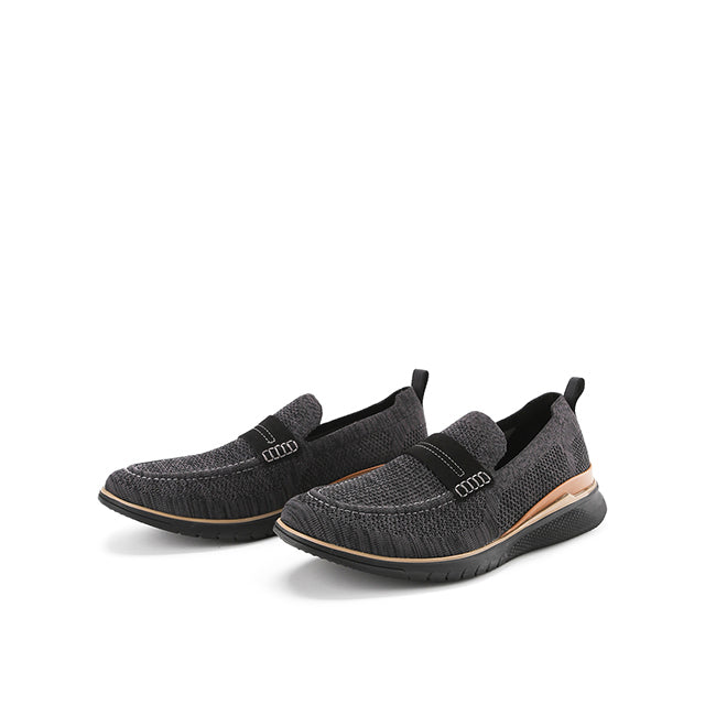 Hush Puppies Sepatu Pria Loafers Advance Knit Loafer In Black