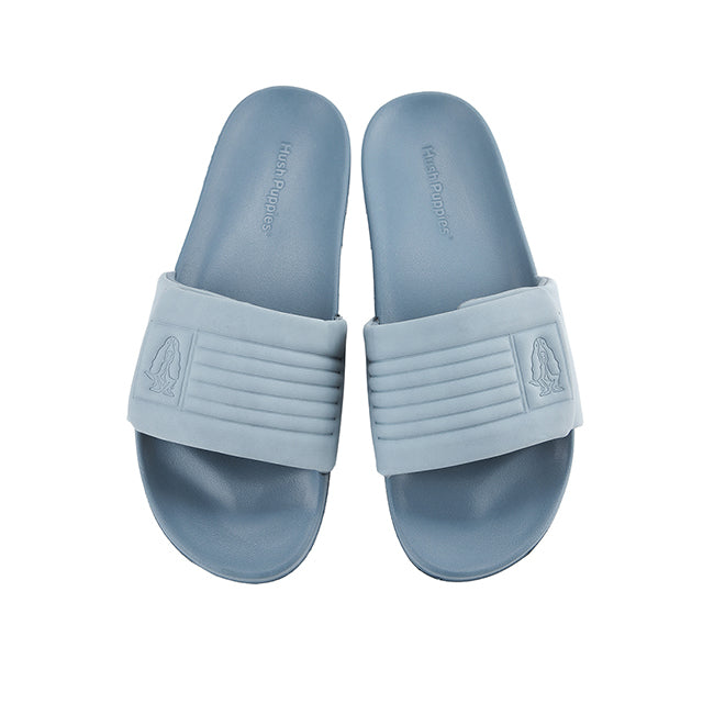 Hush Puppies Sandal Pria Thanos Cliff Slide In Blue