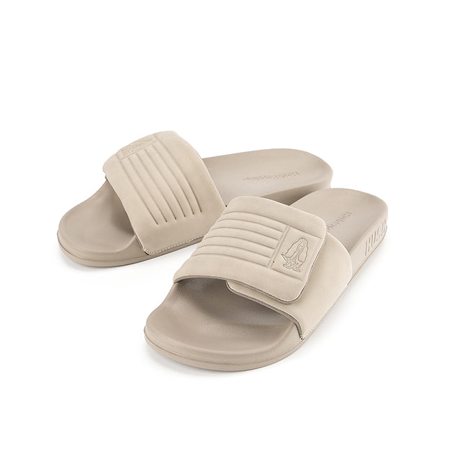 Hush Puppies Sandal Pria Thanos Cliff Slide In Taupe