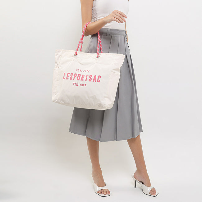 LeSportsac Unisex Bags Large 2 Way Tote In 2Way Merngue/Coral Punch