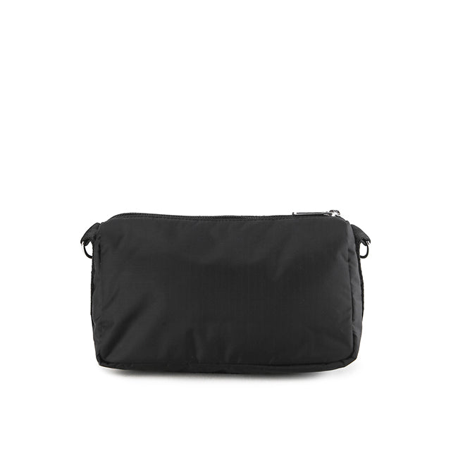 LeSportsac Tas Unisex Crossbody E/W Double Pocket Bag In Recycled Black