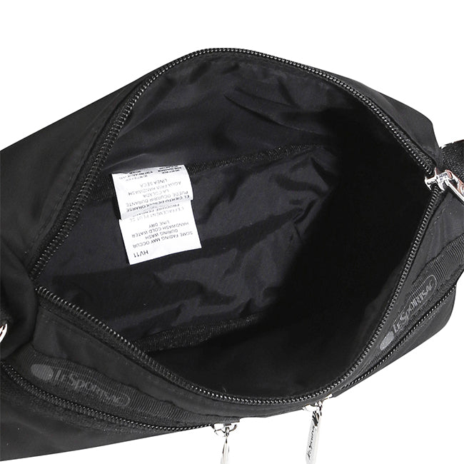 LeSportsac Tas Unisex Crossbody E/W Double Pocket Bag In Recycled Black