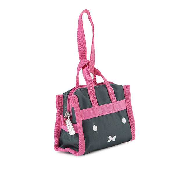 LeSportsac Unisex Bags Micro Weekender Charm In Miffy Green/Pink Charm