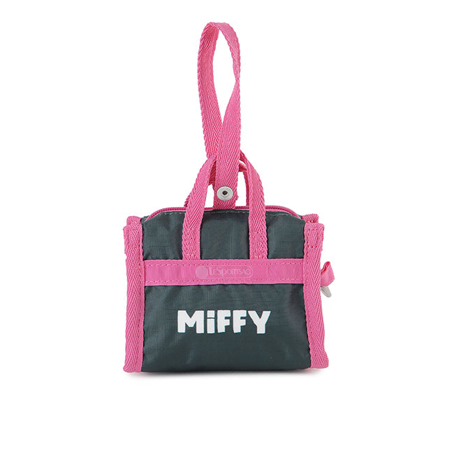 LeSportsac Unisex Bags Micro Weekender Charm In Miffy Green/Pink Charm