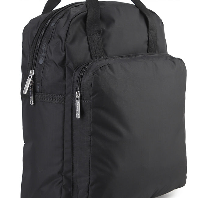 LeSportsac Unisex Bags Medium E/W Backpack In Recycled Black