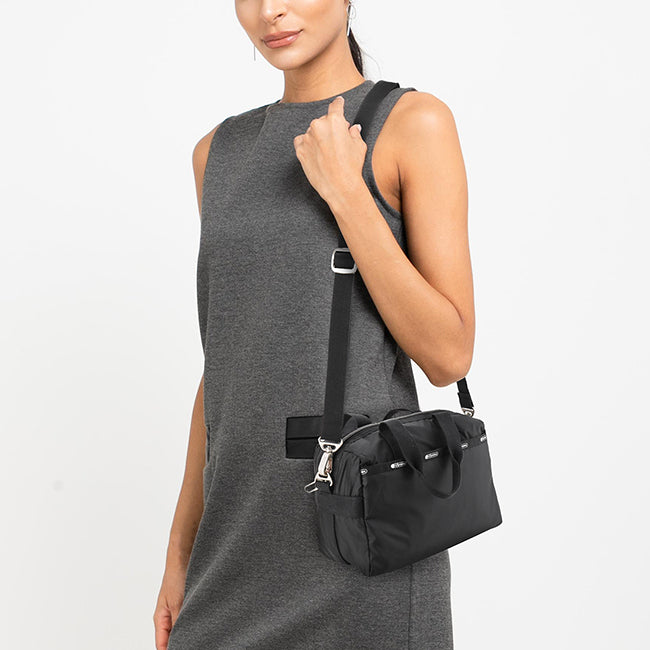 LeSportsac Tas Wanita Small Uptown Satchel In black