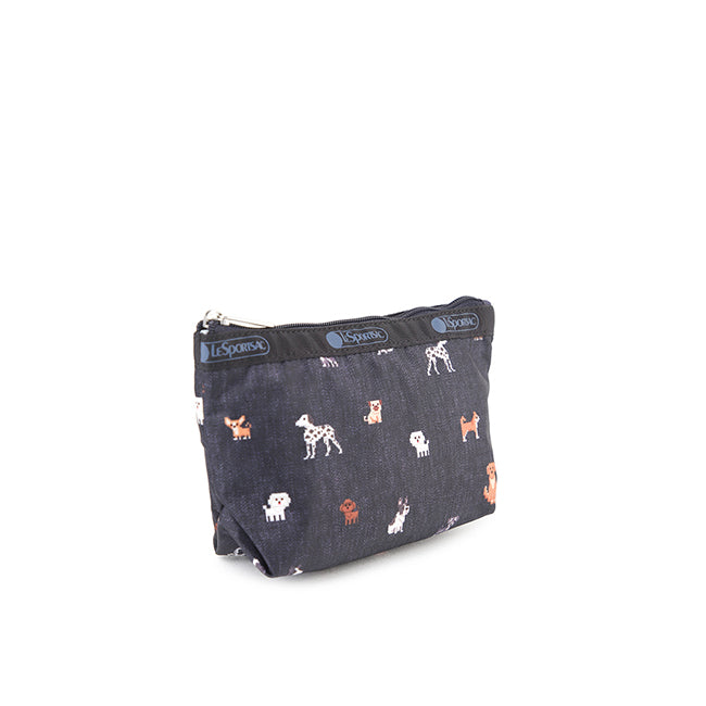 LeSportsac Unisex Pouch Small Sloan Cosmetic In Woof Wonderland