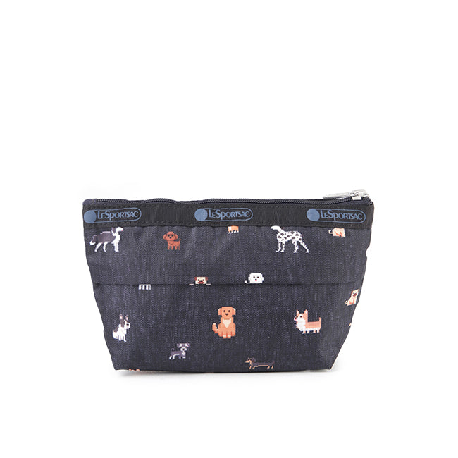 LeSportsac Unisex Pouch Small Sloan Cosmetic In Woof Wonderland