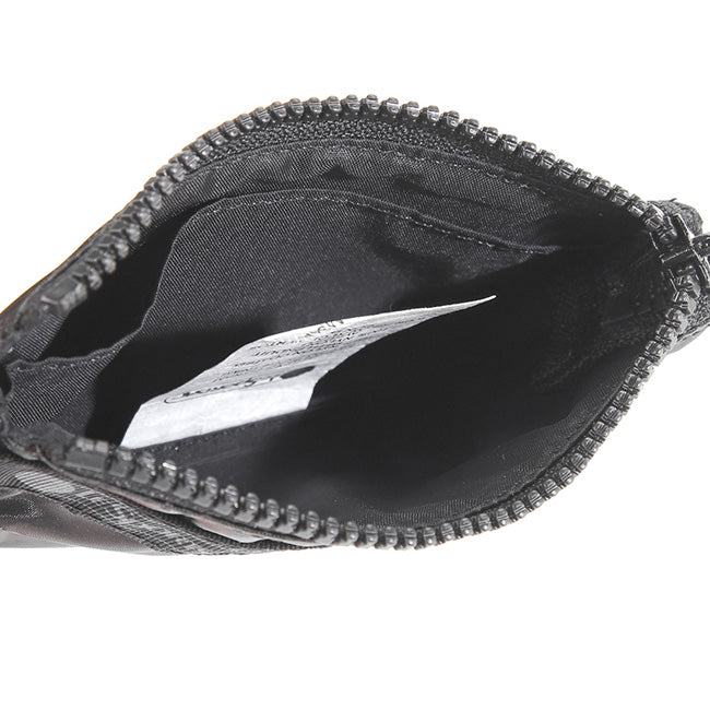 LeSportsac Unisex Wallet Zip Card Holder In Black Shine