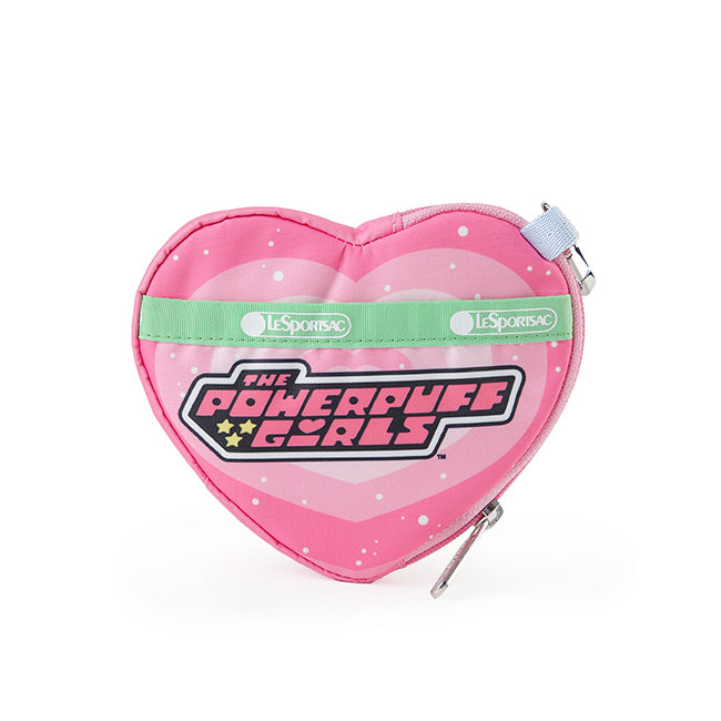LeSportsac Unisex Pouch Heart Wristlet In Ppg Pink Heart