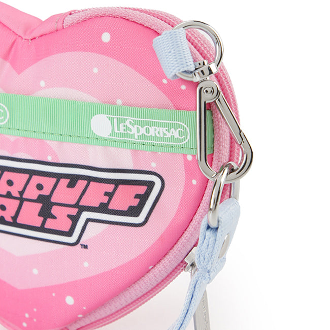 LeSportsac Unisex Pouch Heart Wristlet In Ppg Pink Heart