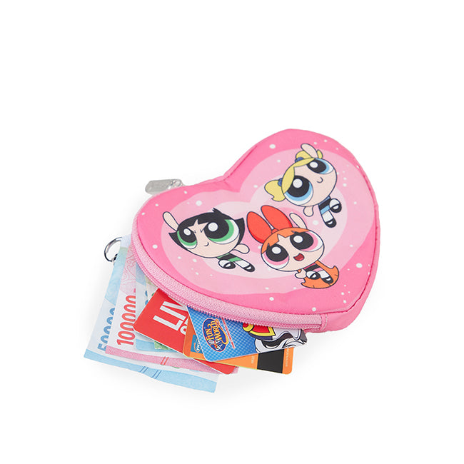 LeSportsac Unisex Pouch Heart Wristlet In Ppg Pink Heart